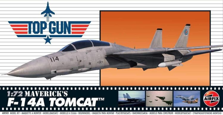 Airfix 1:72 Top Gun Maverick's F-14A Tomcat