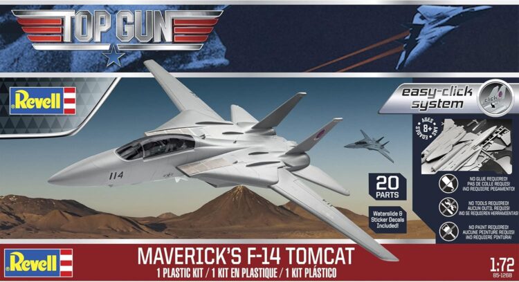 Revell Easy-Click 1:72 Top Gun Maverick’s F-14 Tomcat